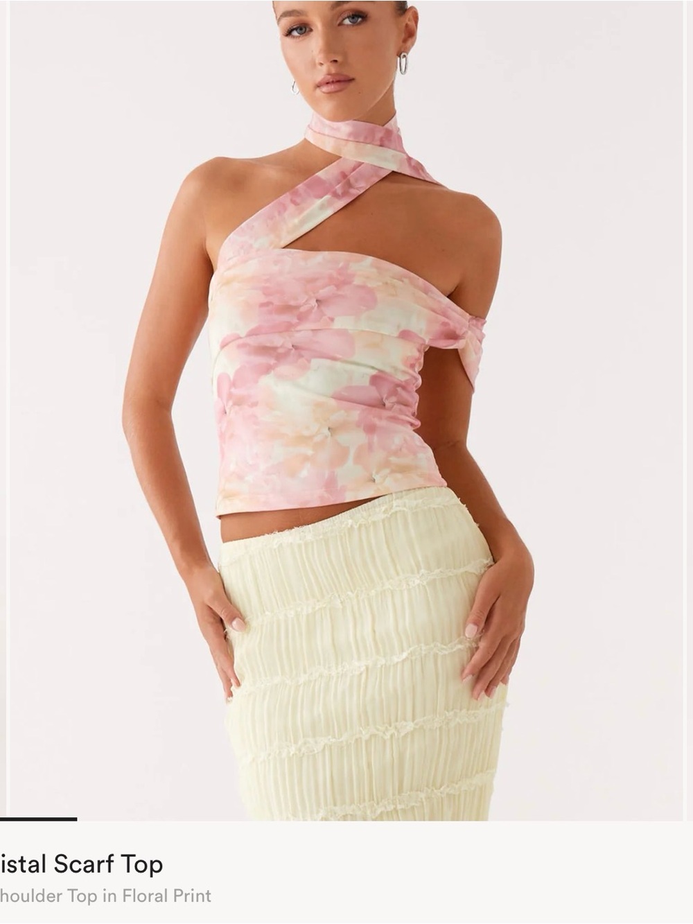 Peppermayo Christal Scarf Top